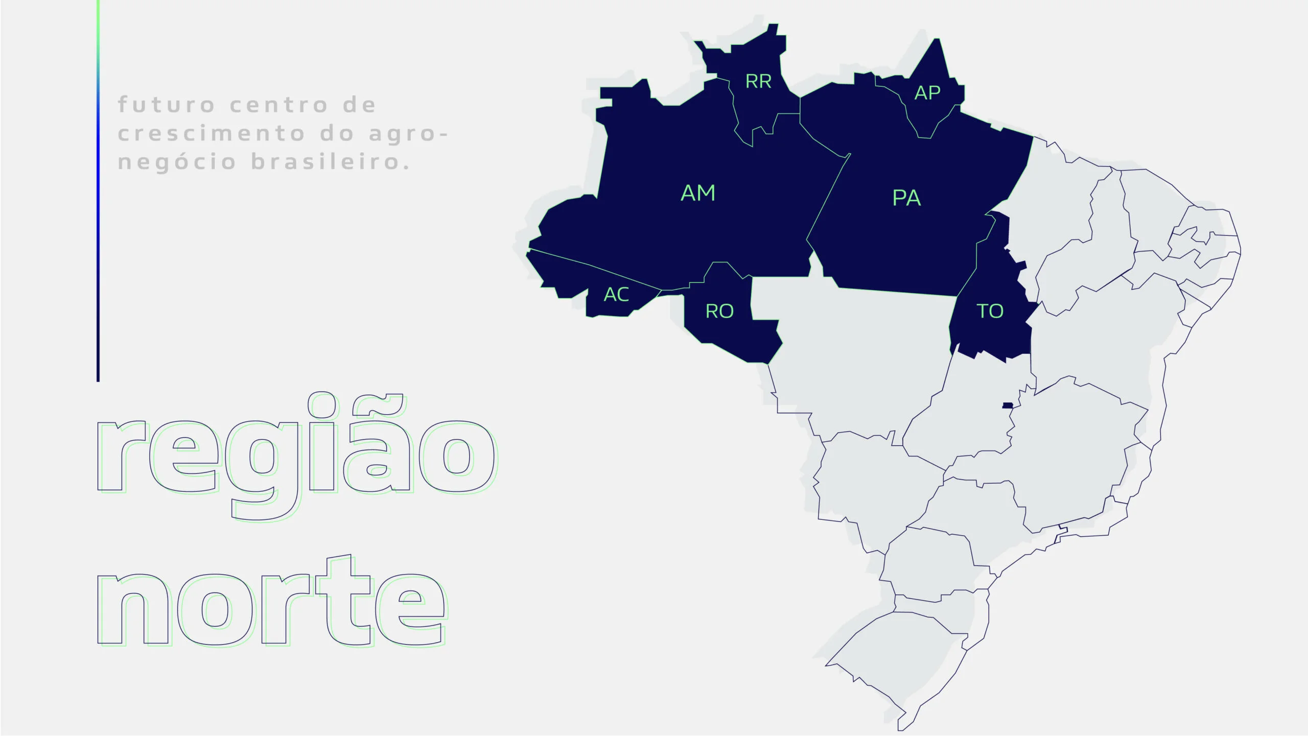 mapa região norte brasil