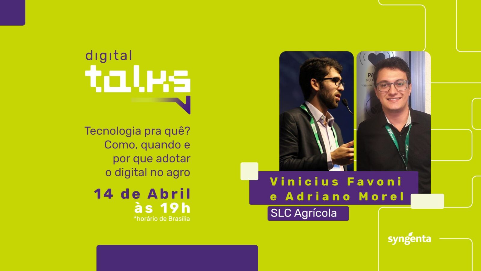 Capa do Digital Talks com Vinicius Favoni e Adriano Morel