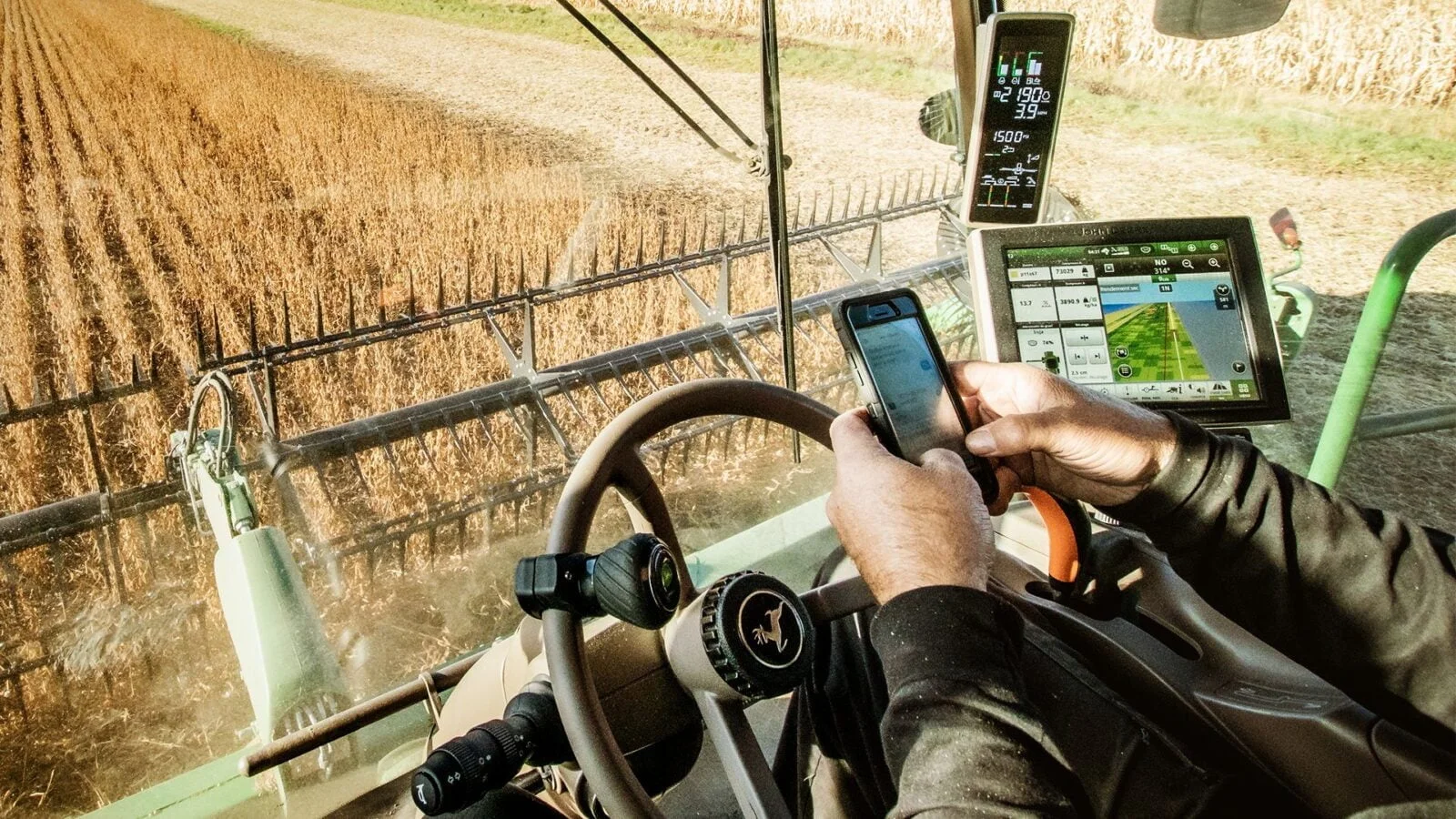 Trator agrícola com tecnologia de ponta