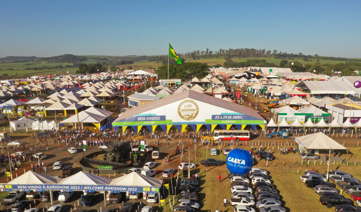 Agrishow foto aérea