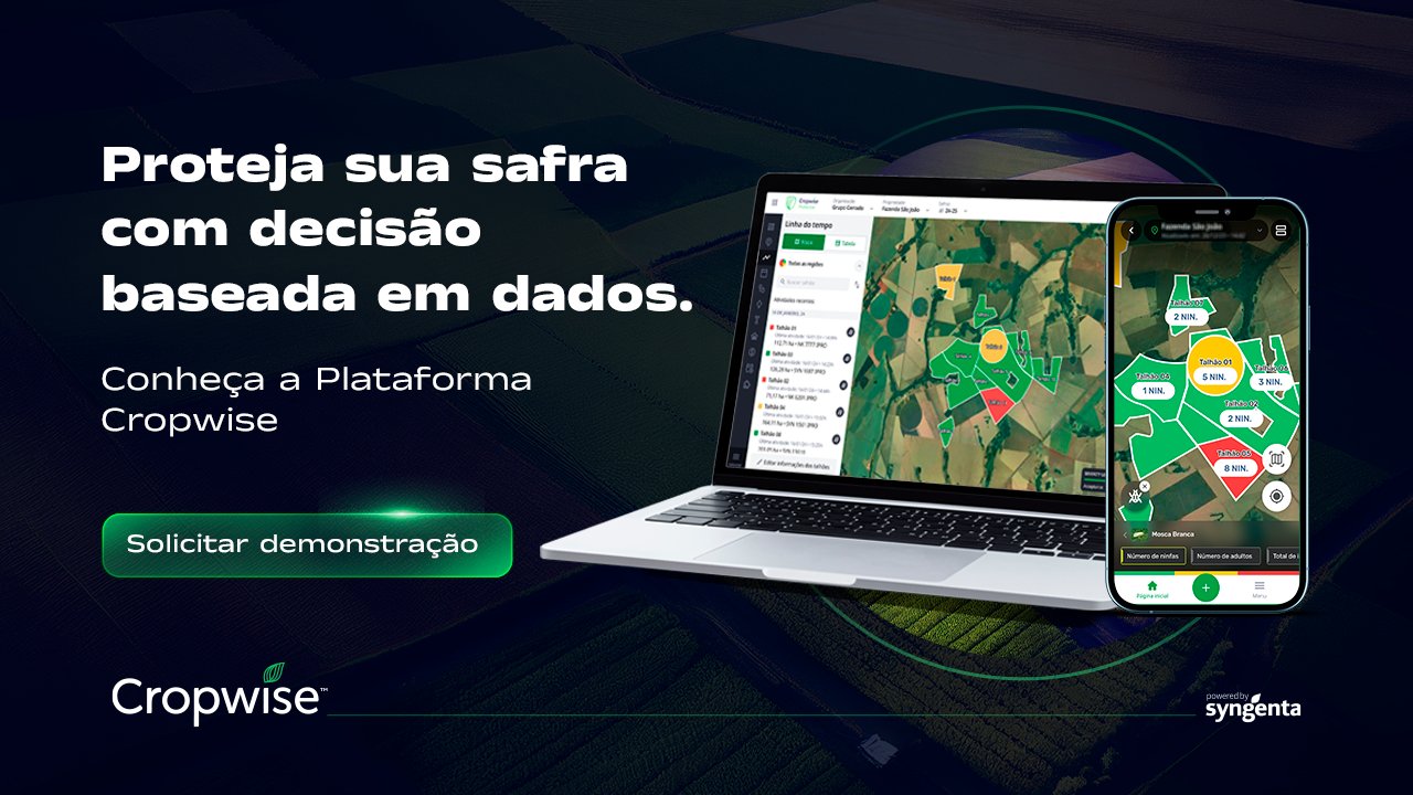 Banner Plataforma Cropwise: decisão baseada em dados para taxa variável no algodão e proteção da safra